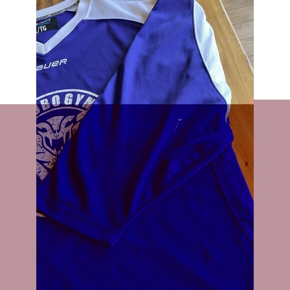 Dodgeball Globo Gym Purple Cobras Men’s Bauer Jersey Size XL - Picture 6 of 14
